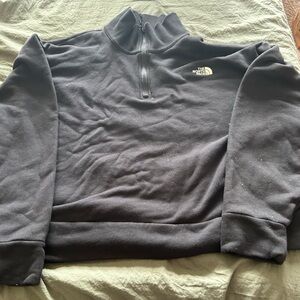North Face Quarter Zip Crop Sweatshirt